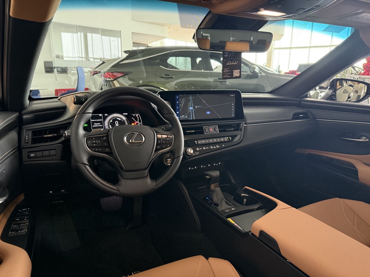 Коричнева комбінована шкіра / Вставки 