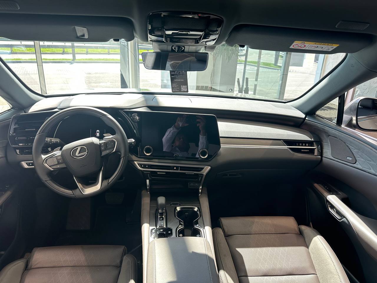 Комбінована семіанілінова шкіра кольору Темна сепія / Вставки 